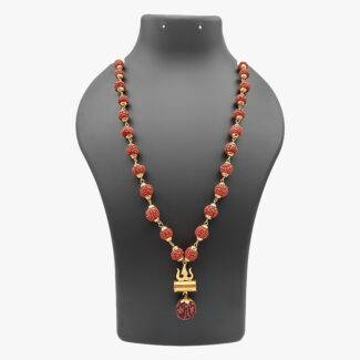 Trishul Damru Rudraksha Mala