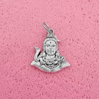 Mahadev Silver Locket for Men and Women Bholenath locket