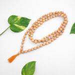 Certified Sandalwood Brown Original Chandan Mala 108 Beads