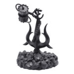 Rudjap Premium Trishul with Damru Idol for Car Dashboard | 3.5-Inch Perfect for Puja and Home Temple