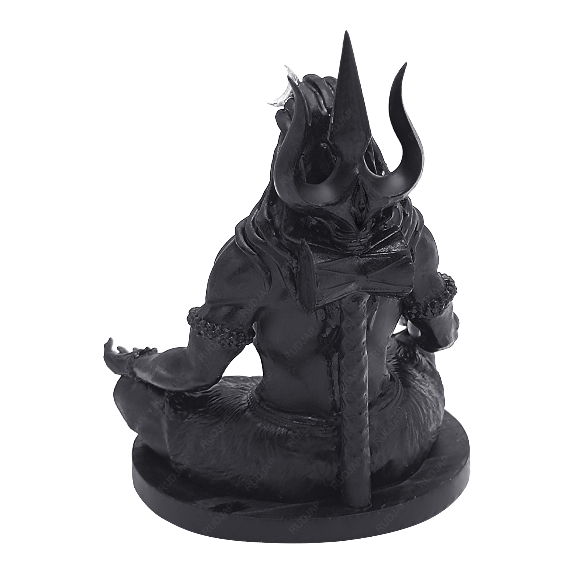 Rudjap Mahayogi Shiva Idol for Car Dashboard 3.5 inch Adi Yogi Perfect for puja, home temple