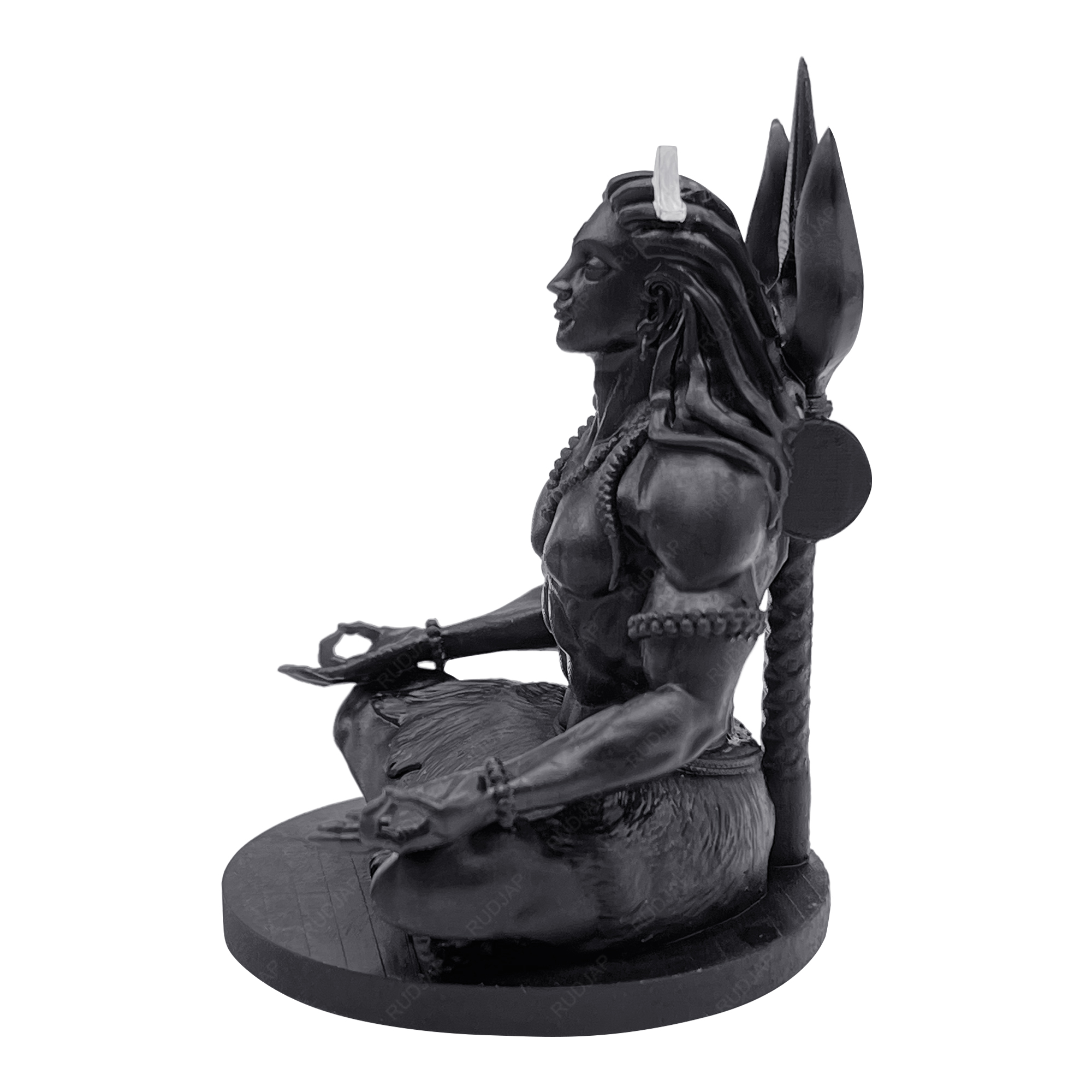 Rudjap Mahayogi Shiva Idol for Car Dashboard 3.5 inch Adi Yogi Perfect for puja, home temple