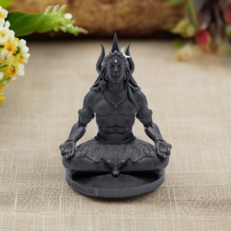 Rudjap Mahayogi Shiva Idol for Car Dashboard 3.5 inch Adi Yogi Perfect for puja, home temple