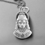 Silver Hanuman Locket Brass Alloy Bajrangbali Pendant for Men and Women