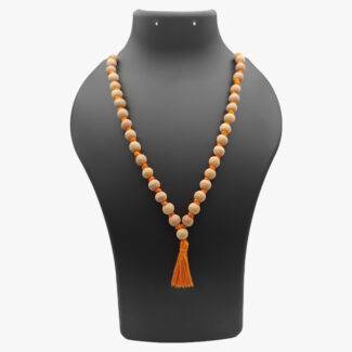 Certified Sandalwood Brown Original Chandan Mala 108 Beads