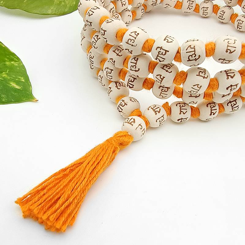 Original Tulsi Radha Naam Mala for Japa 108 beads