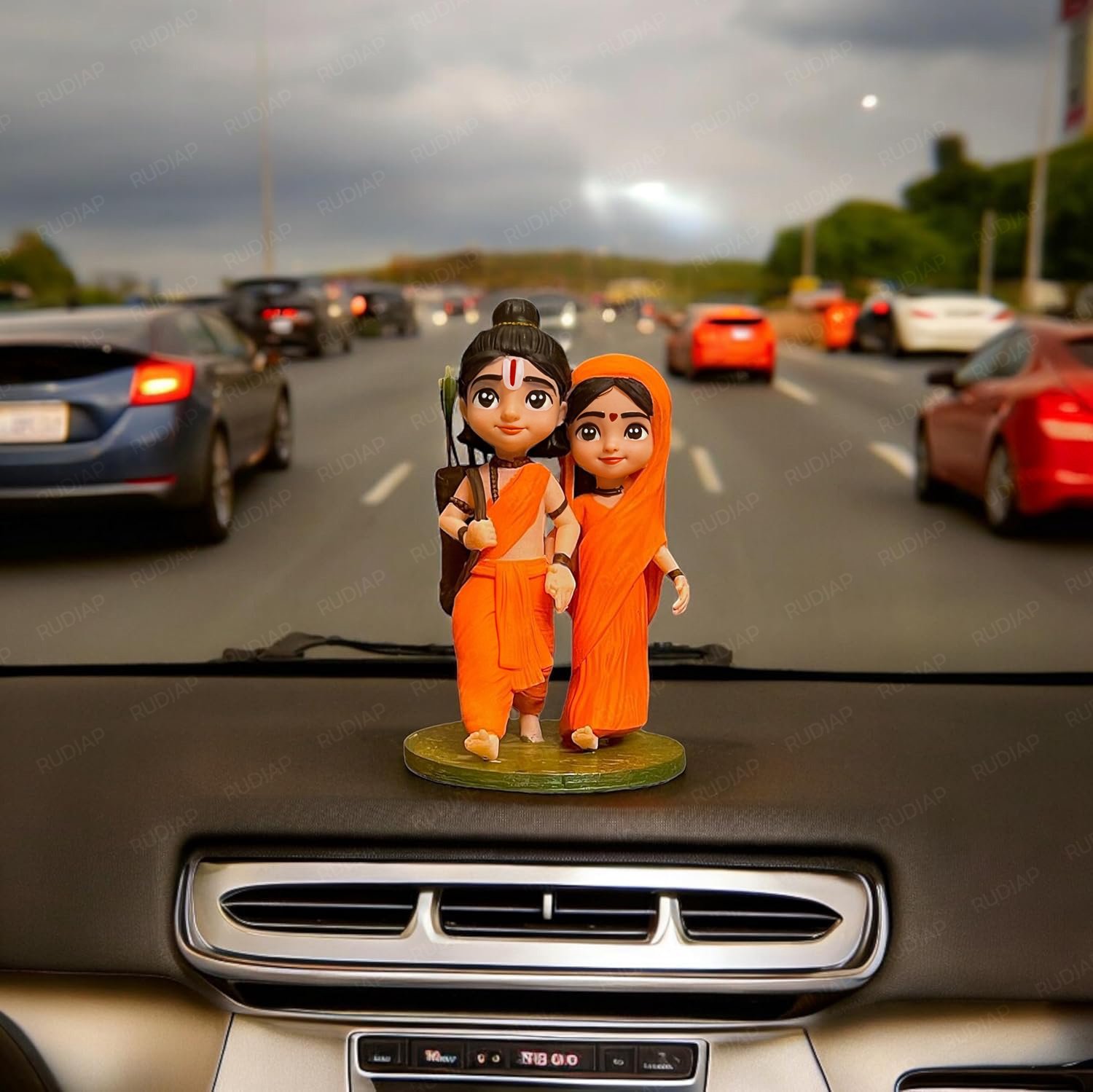 Sita Ram Bal Murti For Car Dashboard and Pooja Ghar Idol Sita Ram Bal Murti For Car Dashboard and Pooja Ghar Idol