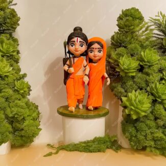 Sita Ram Bal Murti For Car Dashboard and Pooja Ghar Idol